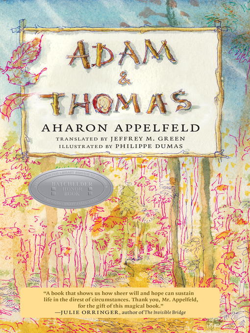 Title details for Adam and Thomas by Aharon Appelfeld - Available